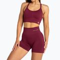 Shorts Training Damen Gym Glamour Push Up 2.0 merlot