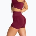 Shorts Training Damen Gym Glamour Push Up 2.0 merlot 3