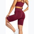 Radlerhose Training Damen Gym Glamour Push Up 2.0 merlot 6