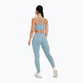 Damen-Leggings Gym Glamour Push Up 2.0 blau lagoon 3