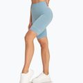 Damen Biker-Trainingsshorts Gym Glamour Push Up 2.0 blue lagoon