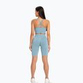 Damen Biker-Trainingsshorts Gym Glamour Push Up 2.0 blue lagoon 3