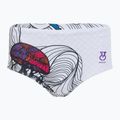 Schwimm-Boxershorts Herren SWEEP Aqua Medusa Weiß
