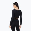 Damen Training Longsleeve Carpatree Dopamine Buzz Seamless obsidian schwarz 3