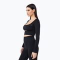 Damen Training Longsleeve Carpatree Dopamine Buzz Seamless obsidian schwarz 4