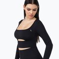 Damen Training Longsleeve Carpatree Dopamine Buzz Seamless obsidian schwarz 5