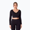 Damen-Trainingslangarmshirt Carpatree Eris Seamless orchid black