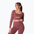 Damen-Trainingslangarmshirt Carpatree Dopamine Buzz Seamless rose/brown