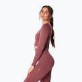 Damen-Trainingslangarmshirt Carpatree Dopamine Buzz Seamless rose/brown 3