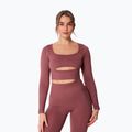 Damen-Trainingslangarmshirt Carpatree Dopamine Buzz Seamless rose/brown 6