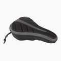 ACCENT Cover Plus Fahrradsattel Gel Abdeckung schwarz/silber