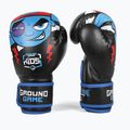 Ground Game Prodigy Kinder Boxhandschuhe schwarz und blau 7
