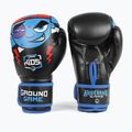 Ground Game Prodigy Kinder Boxhandschuhe schwarz und blau 8