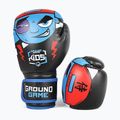 Ground Game Prodigy Kinder Boxhandschuhe schwarz und blau 10