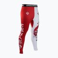 Ground Game Kettei Herren Leggings rot und weiß 2