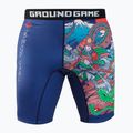 Ground Game Vale Tudo Tatakai Herren Trainingsshorts blau