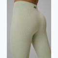 Damen-Trainingsleggings 4F Solar Punk FNK F399 light green allover 5