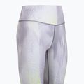 Damen-Trainingsleggings 4F Solar Punk FNK F454 light yellow allover 9