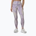 Damen-Trainingsleggings 4F Solar Punk FNK F454 light yellow allover