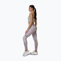 Damen-Trainingsleggings 4F Solar Punk FNK F454 light yellow allover 4