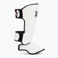 Schienbein- und Fußschützer RAJA BOXING Lightweight Shin Guards Genuine Leather white 2