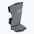 Schienbein- und Fußschützer RAJA BOXING Lightweight Shin Guards Semi Leather grey