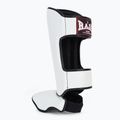 Schienbein- und Fußschützer RAJA BOXING Lightweight Shin Guards Semi Leather white 3