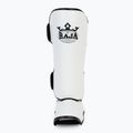 Schienbein- und Fußschützer RAJA BOXING Lightweight Shin Guards Semi Leather white 4