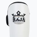 Schienbein- und Fußschützer RAJA BOXING Lightweight Shin Guards Semi Leather white 6