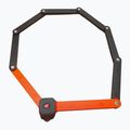 Fahrradschloss GERDA Fold 1200W Neo foldable black/orange 2