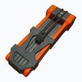 Fahrradschloss GERDA Fold 1200W Neo foldable black/orange 4