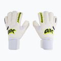 Kinder-Torwarthandschuhe 4Keepers Champ Carbo V RF Strap weiß