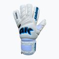 Kinder-Torwarthandschuhe 4Keepers Champ Aq Contact V Hb weiß und blau 4
