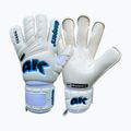 Kinder-Torwarthandschuhe 4Keepers Champ Aq Contact V Hb weiß und blau 6
