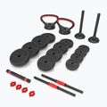 HMS SGN120 Pro Set 6W1 20kg Gewichte schwarz/rot 2