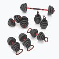 HMS SGN120 Pro Set 6W1 20kg Gewichte schwarz/rot 4