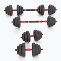 HMS SGN120 Pro Set 6W1 20kg Gewichte schwarz/rot 5