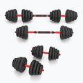 HMS SGN130 Pro Set 6W1 30kg Gewichte schwarz/rot 4