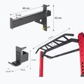 Klappbares Trainingsrack HMS KLT23 red/black 8