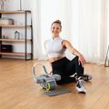 Automatisches Bauchmuskeltrainingsrad mit Display HMS KA08 grau 7