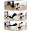 Automatische Bauchmuskeltraining Rad mit Unterstützung HMS KA10 schwarz 15