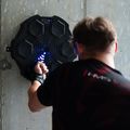 Elektronische Trainingsscheibe + Handschuhe HMS TB02 schwarz 9