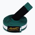 BJJ Gürtel für Kinder MANTO Tag grün mit weißem Balken MNA867_GRN/WHT_M2