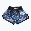 MANTO Herren Muay Thai Block Trainingsshorts blau MNS503_MUL_2S