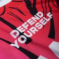 MANTO Herren Trainings-T-Shirt Multi Gradient blau MNR513_BLU/RED_2S 5