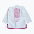GI für brasilianisches Jiu-Jitsu Herren MANTO Balaclava weiß MNG982_WHT/PIN 2