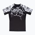 MANTO Debza Herren-Rashguard weiß/schwarz 2