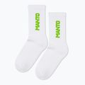 Socken MANTO Logotype white/green