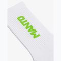 Socken MANTO Logotype white/green 2