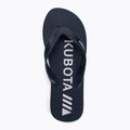Kubota Klassische Pantoletten navy blau KJC02 6